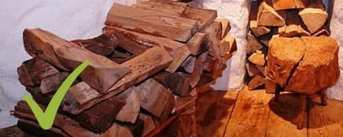 pila de leña gratis
