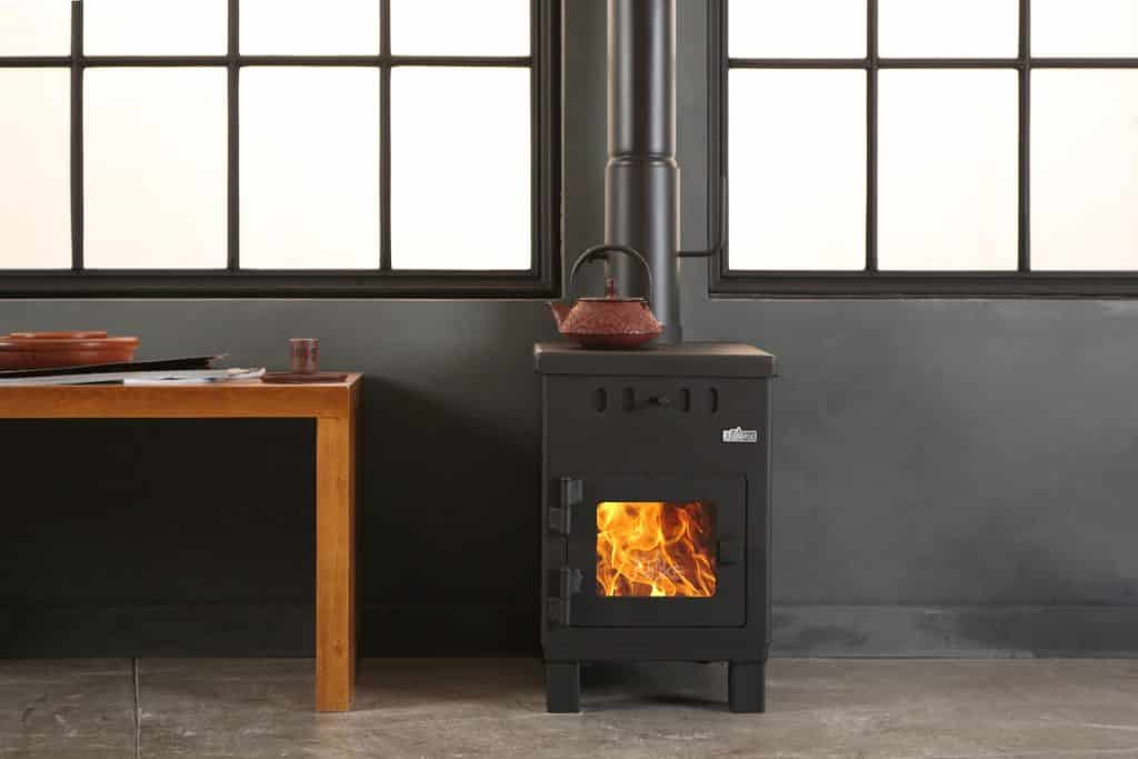 salamandra leña modelo cabania