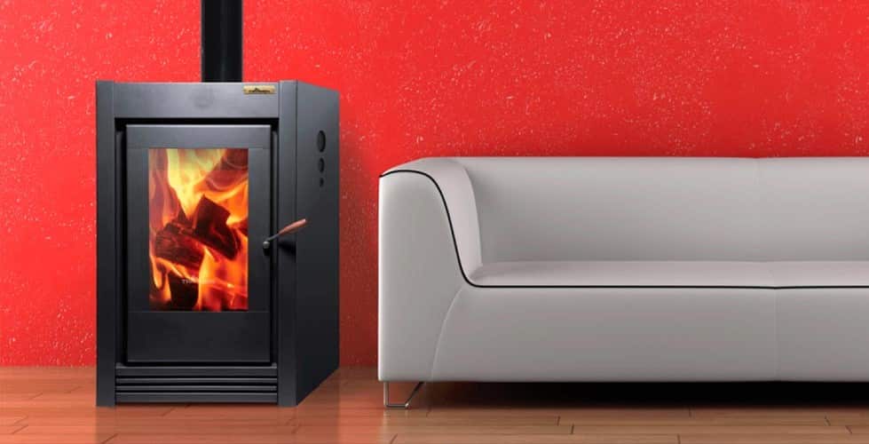 calentador chimenea estufa