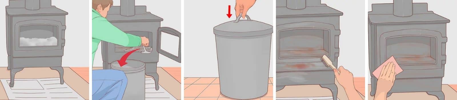 como limpiar una estufa salamandra