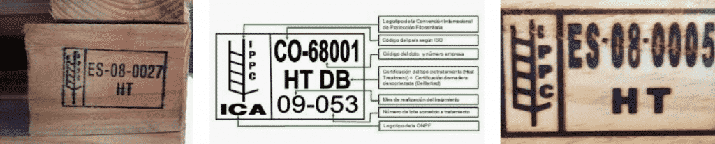 palets fumigados no usar en salamandras